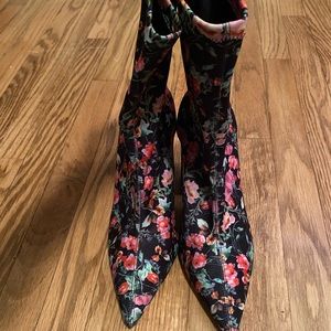 Steve Madden Floral Booties